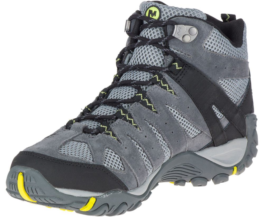 Botas Homem - Merrell Accentor 2 Mid Ventilator - Cinzentas - PLE754682
